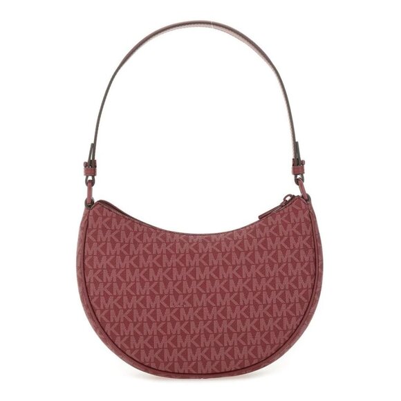 Michael Kors Kyla Small Signature Logo Convertible Pouchette in Mulberry NWT - Picture 10 of 11